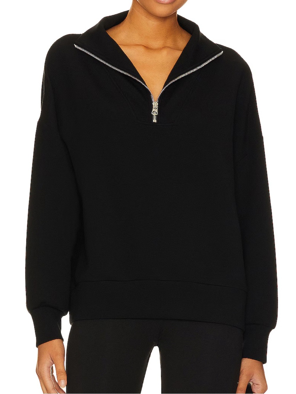 Varley Hawley Sweatshirt in Black Size XS